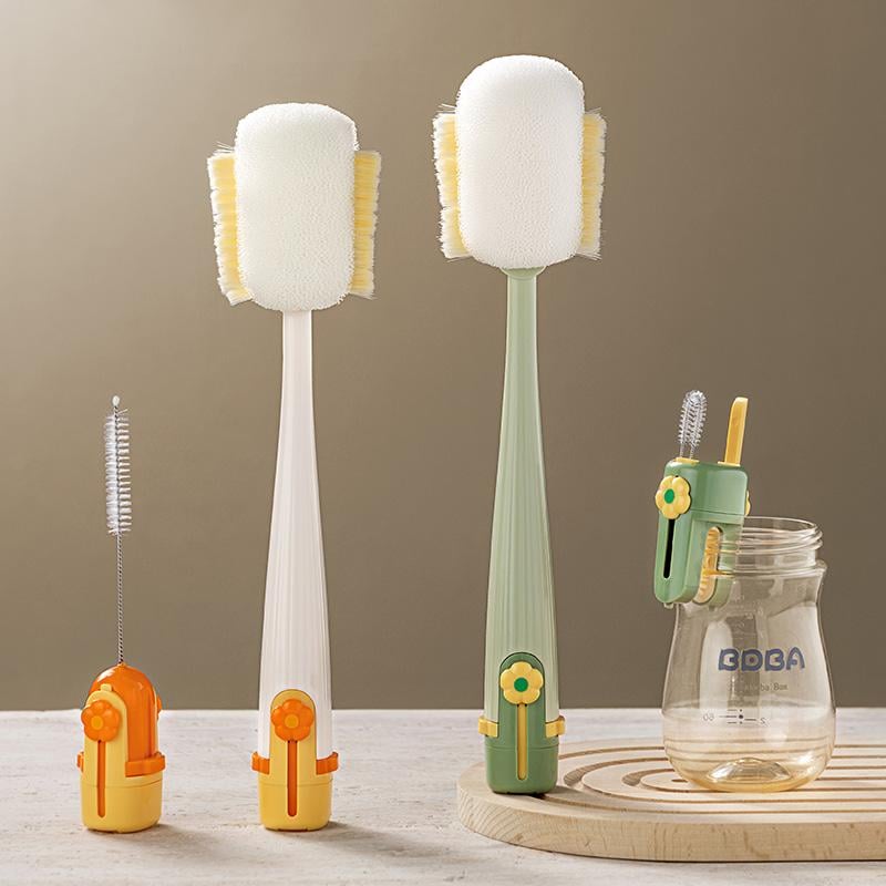 5-in-1 Bottle Cleaning Brush (Multifunctional) – For Cup Lid Cleaning & Home Kitchen Tasks