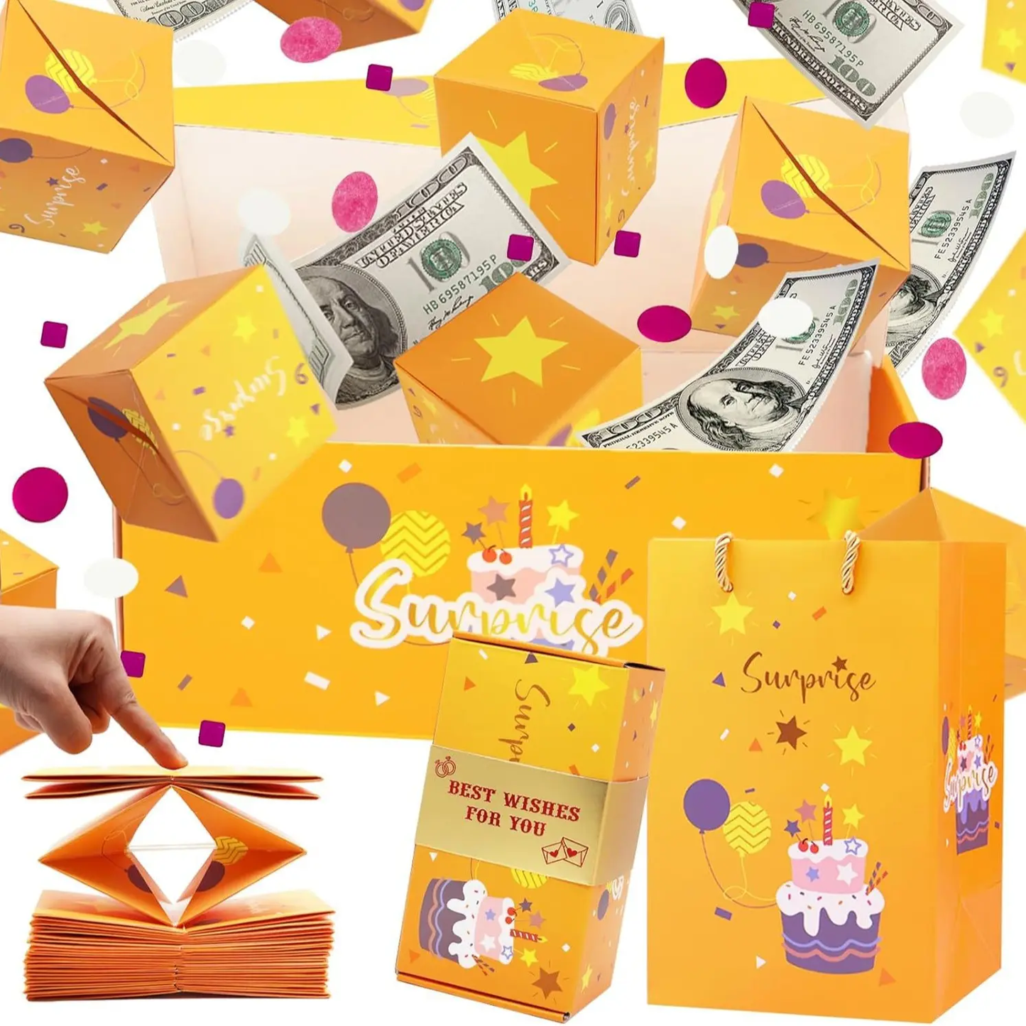 🔥Limited Time Promotion 50% OFF🔥 Surprise Pop-Up Gift Box – Creative Folding Bounce Box