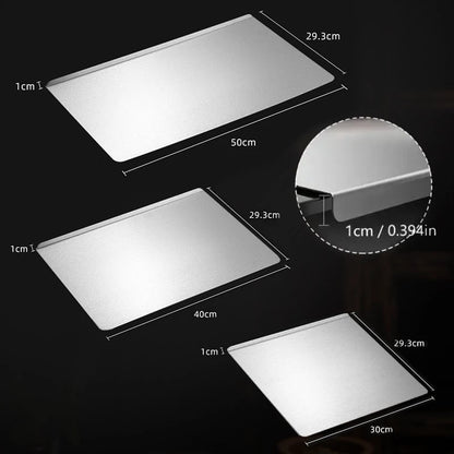 🔥 Premium Stainless Steel Chopping Board – Non-Slip, Durable, Hygienic Kitchen Cutting Board