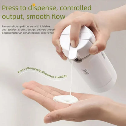 4-in-1 Portable Cosmetic & Shampoo Dispenser – Travel-Friendly Storage Bottle