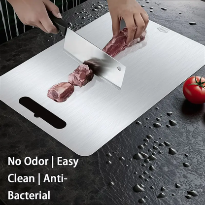 Professional Stainless Steel Chopping Board Set – Food-Grade & Heavy-Duty