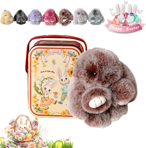🏆Only $7.99 Last Day Promotion!f🐰 Handmade Soft Bunny Charms